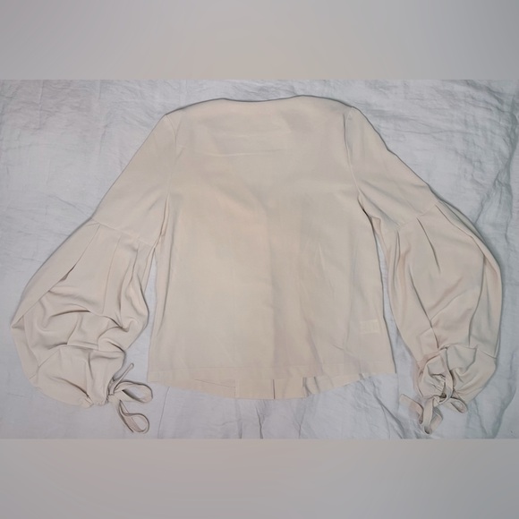 Nordstrom J.O.A Los Angeles Button-down Balloon Sleeve Blouse Small - Picture 7 of 9